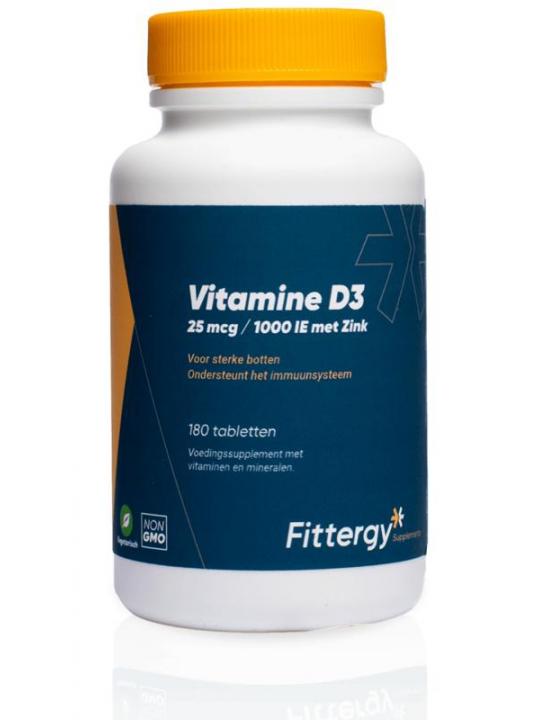 Vitamine D3 25mcg met zink