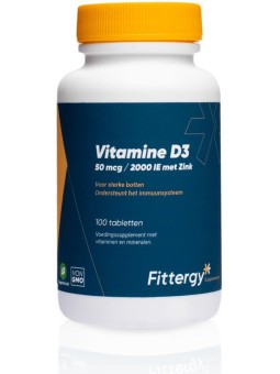 Vitamine D3 50mcg met zink