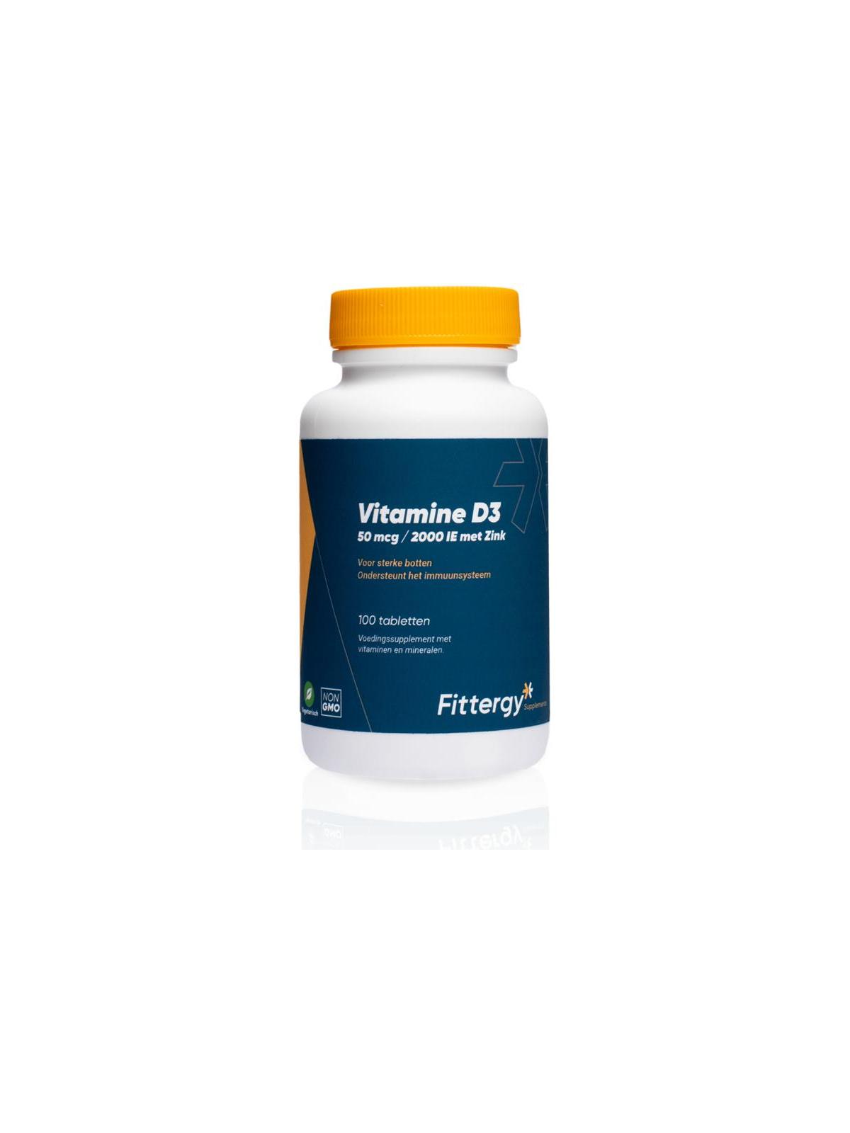 Vitamine D3 50mcg met zink