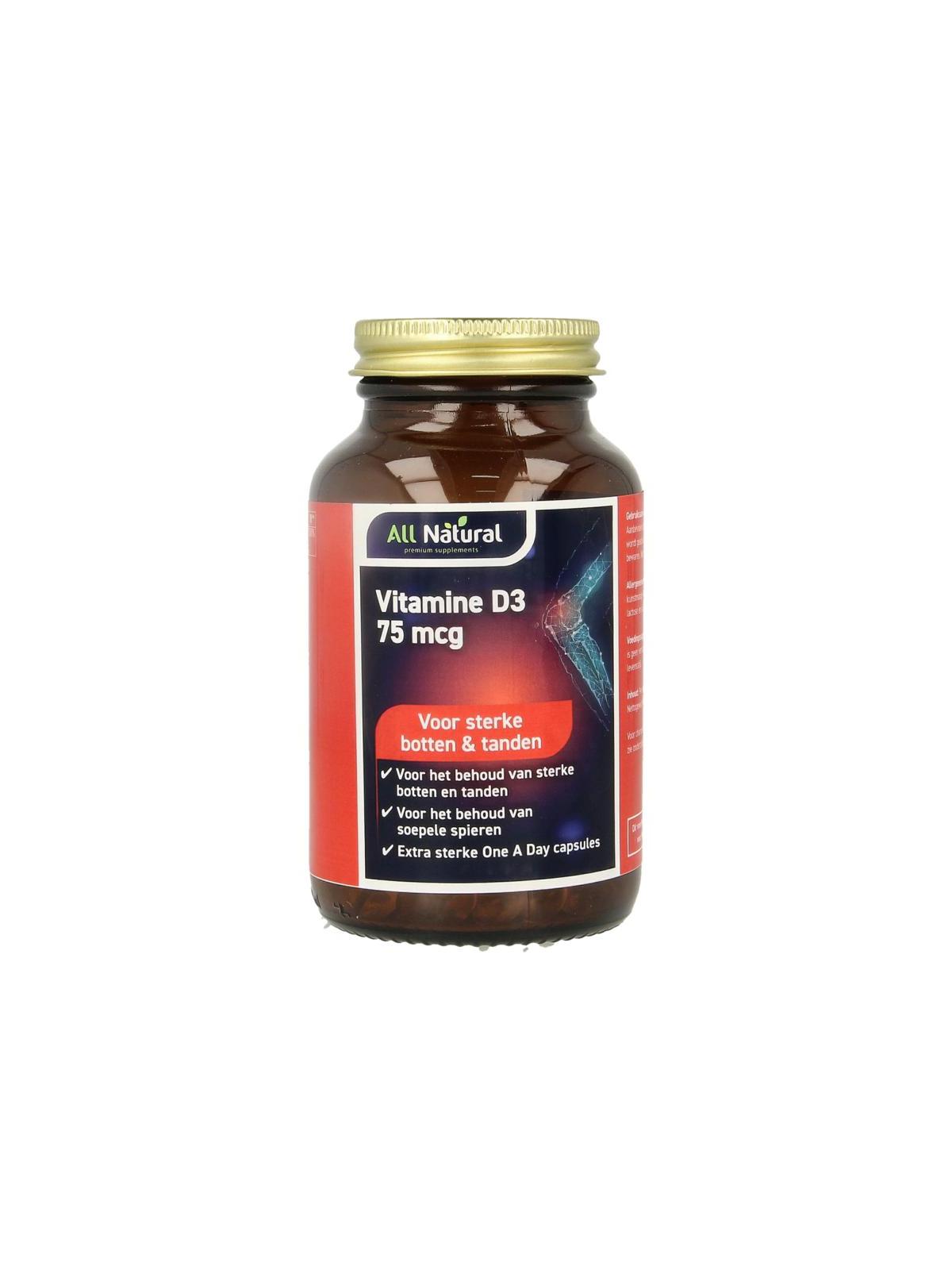 Vitamine D3 75mcg