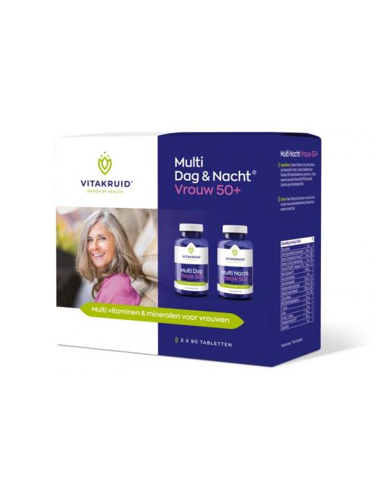 Multi dag & nacht vrouw 50+ 2 x 90 tabletten