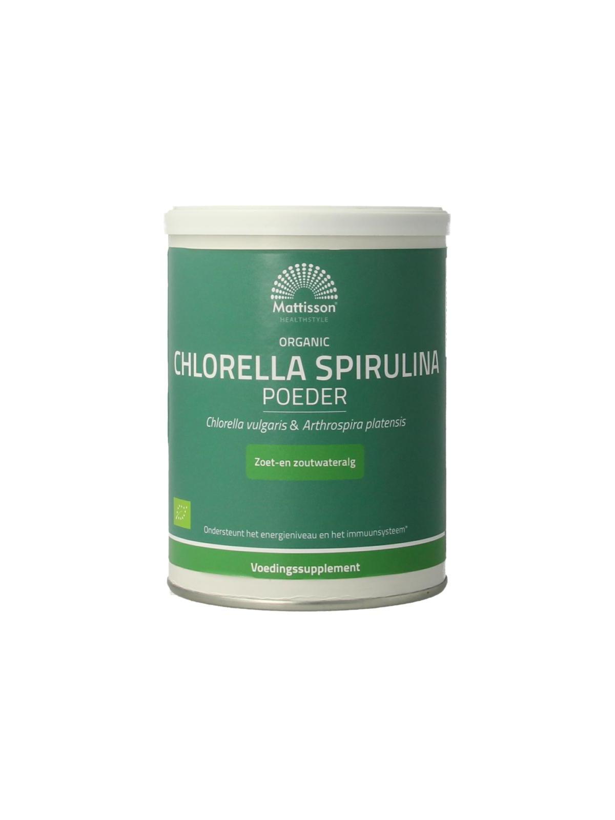 Organic chlorella spirulina