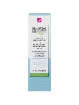 Neusspray menthol xylometazoline
