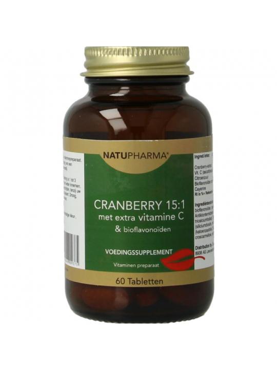 Cranberry 15:1 met vitamine C & bioflavonoiden