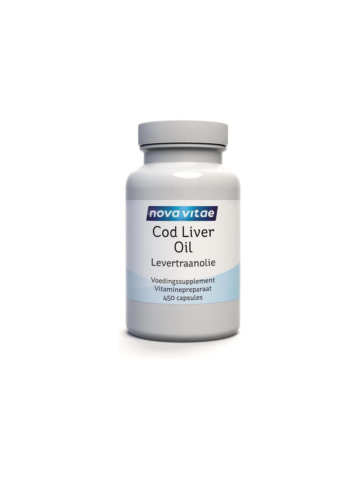 Levertraanolie capsules