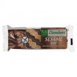 Sesambar chocolade glutenvrij