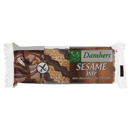 Sesambar chocolade glutenvrij