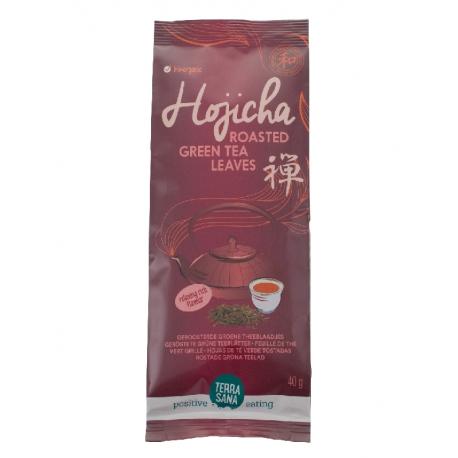 Hojicha geroosterde groene theeblaadjes