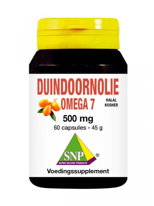 Duindoorn olie omega 7 500mg halal-kosher
