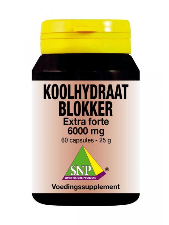 Koolhydraat blokker extra forte 6000mg