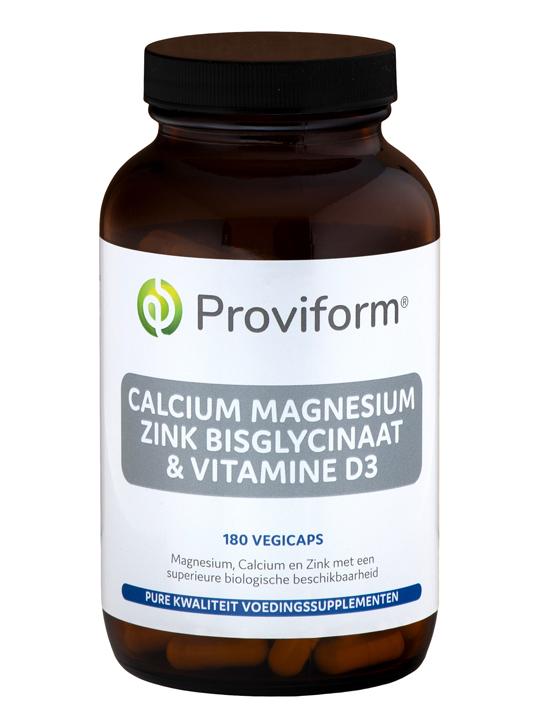 Calcium magnesium zink bisglycinaat & D3