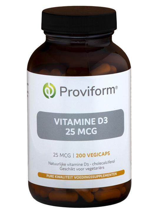 Vitamine D3 25mcg