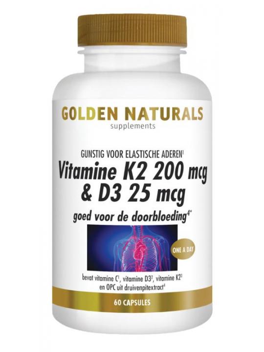 Vitamine K2 200mcg & D3 25mcg