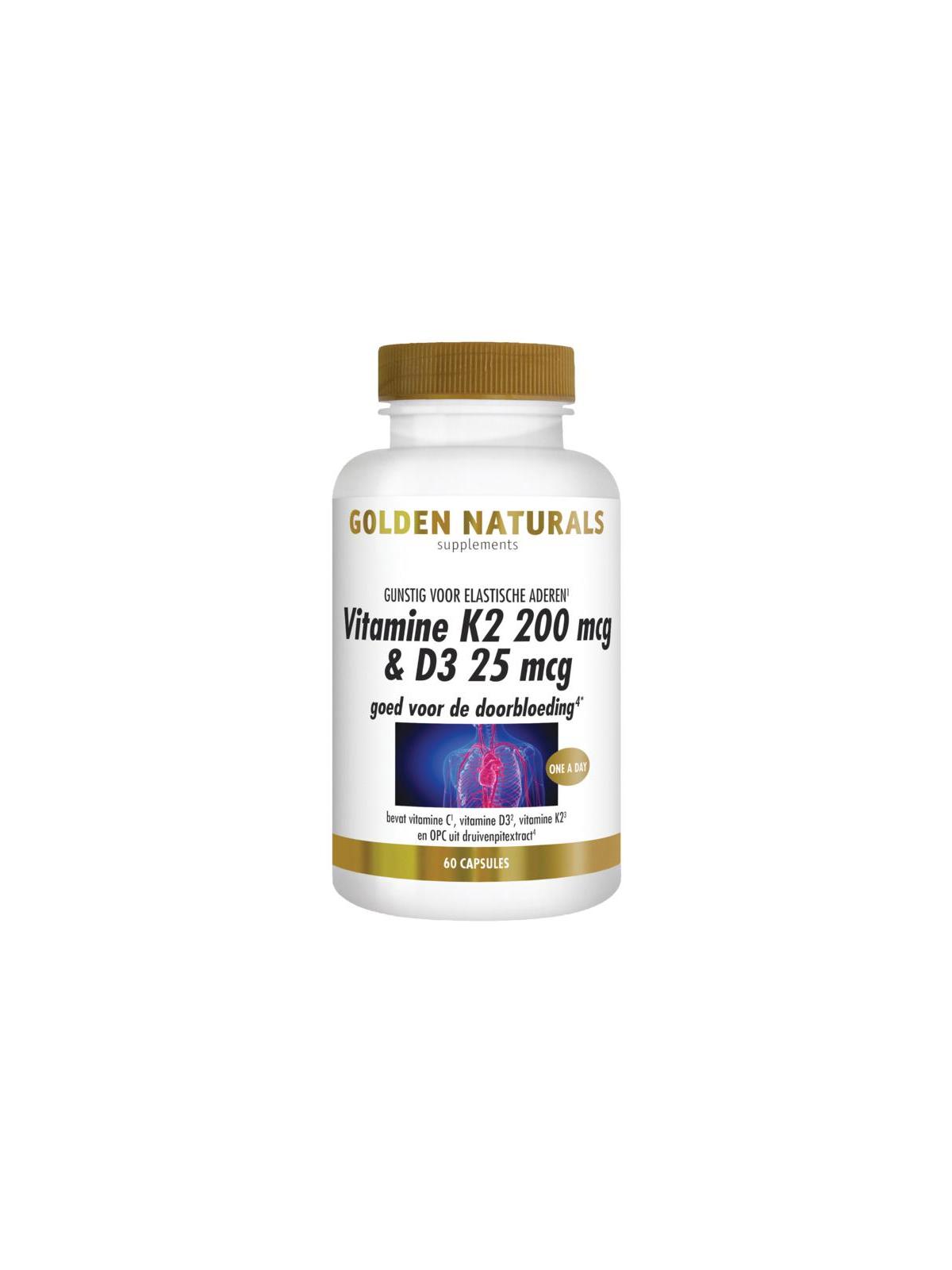 Vitamine K2 200mcg & D3 25mcg