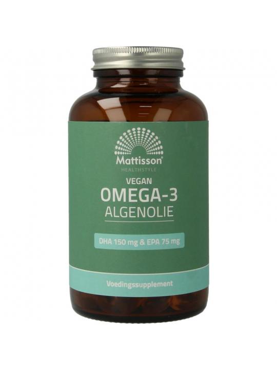 Vegan omega 3 algenolie DHA 150mg EPA 75mg