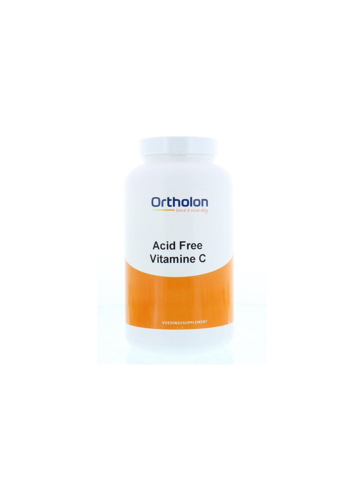 Vitamine C acid free