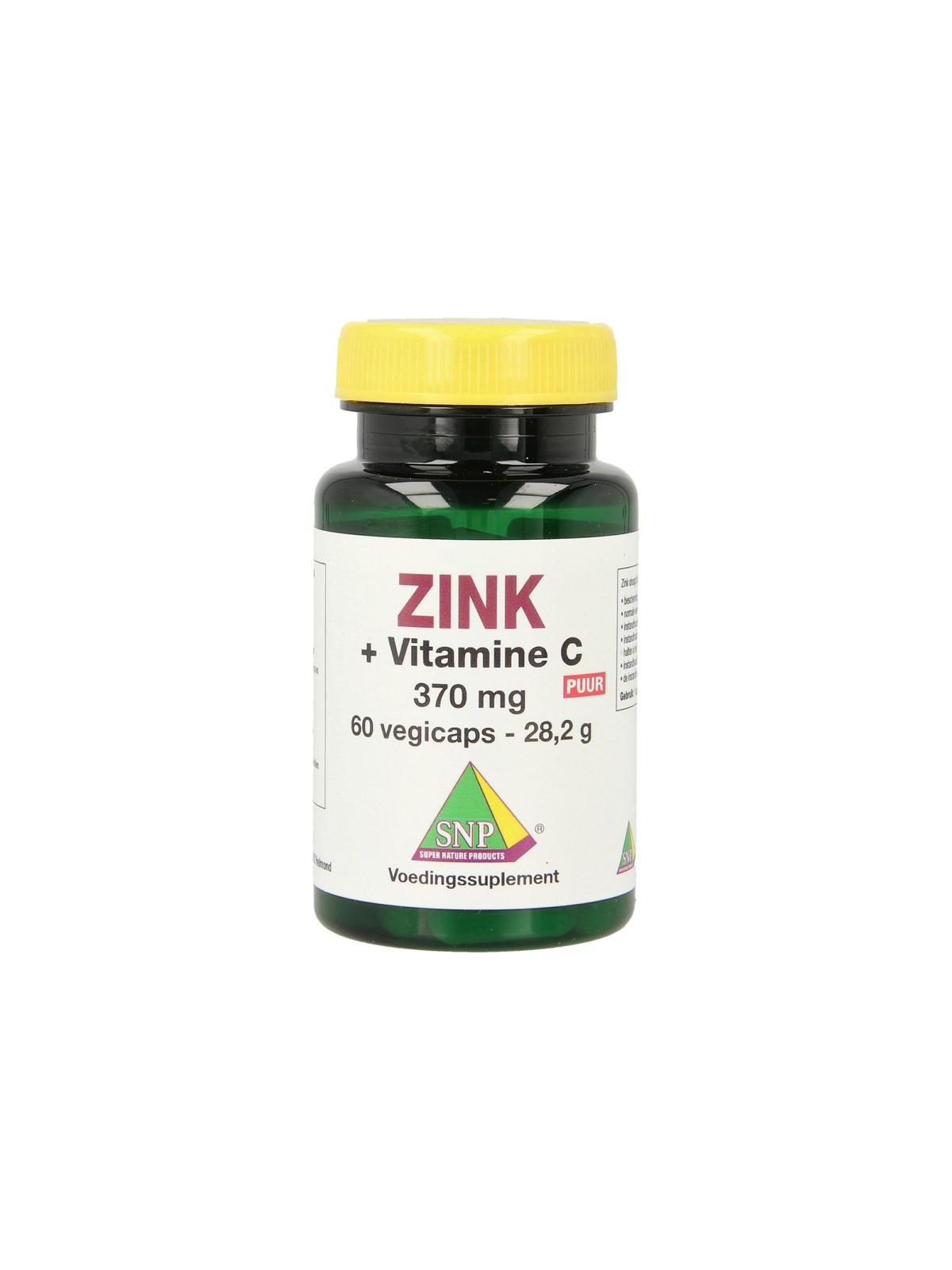 Zink 50mg + gebufferde vitamine C puur