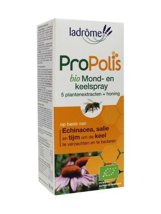 Propolis keel- en mondspray bio