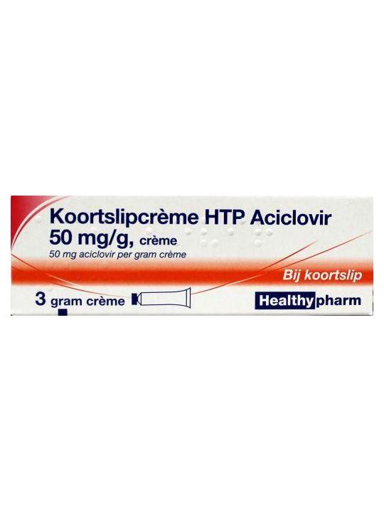 Koortslip creme aciclovir