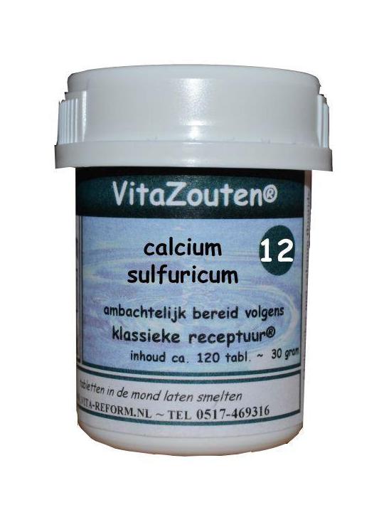 Calcium sulfuricum VitaZout nr. 12