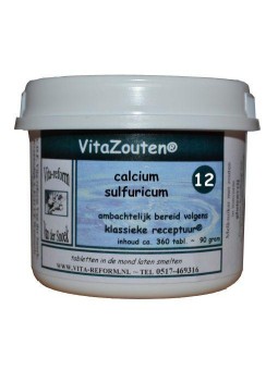 Calcium sulfuricum VitaZout nr. 12