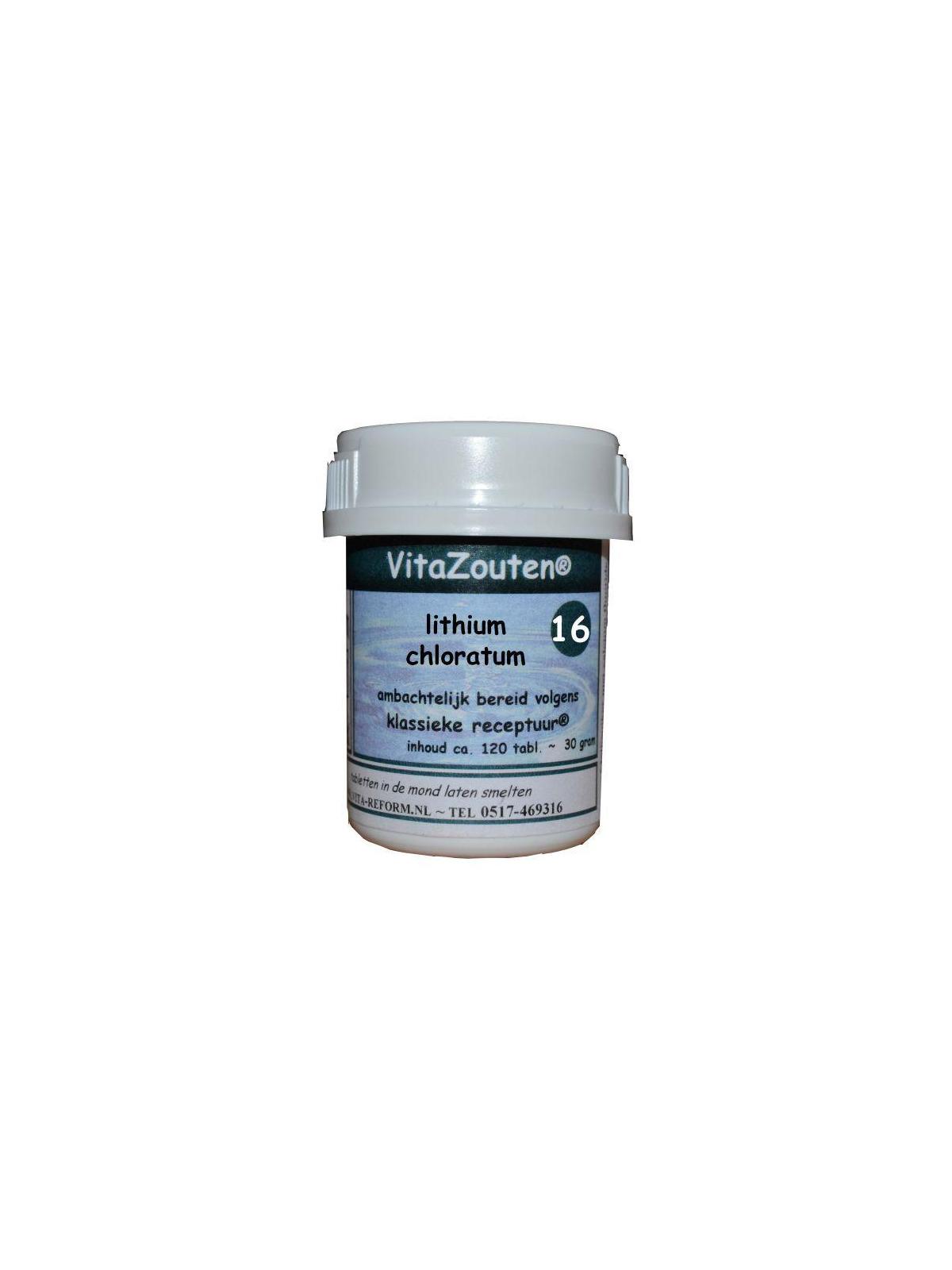 Lithium chloratum VitaZout nr. 16