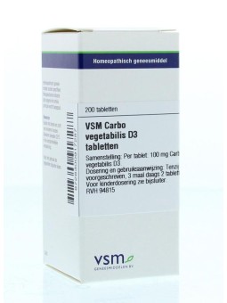 Carbo vegetabilis D3