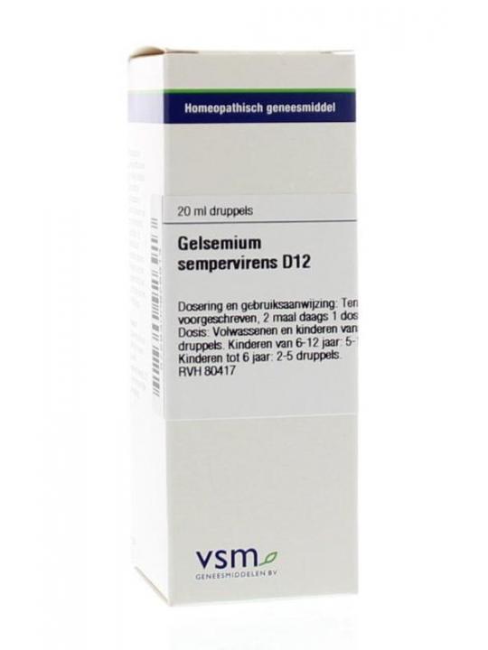 Gelsemium sempervirens D12