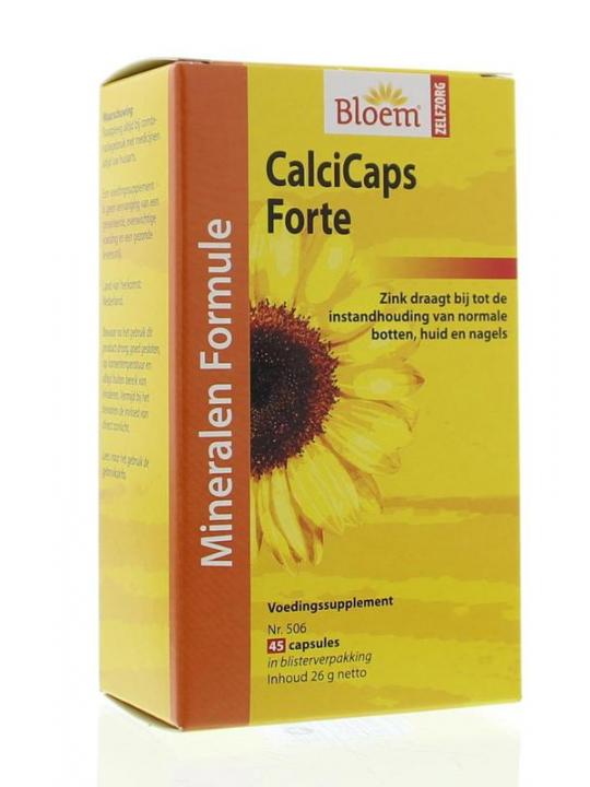 Calcicaps forte huid/bot/nagels