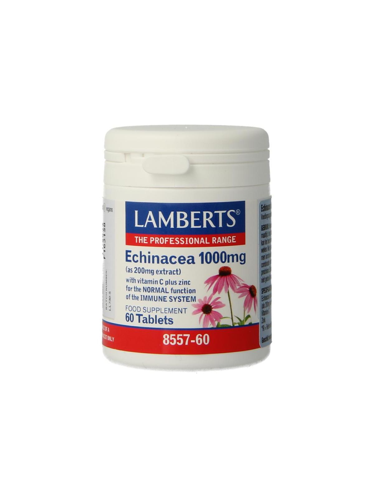 Echinacea 1000mg met zink en vitamine C