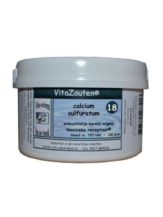 Calcium sulfuratum VitaZout nr. 18