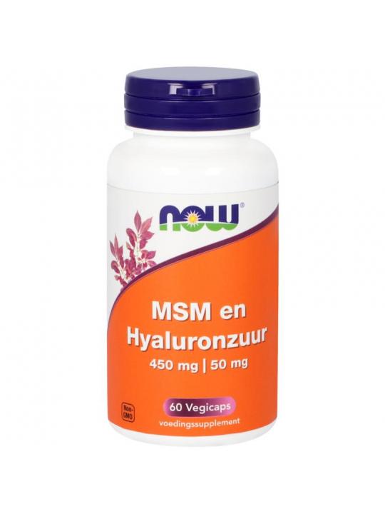 MSM 450 mg en Hyaluronzuur 50 mg