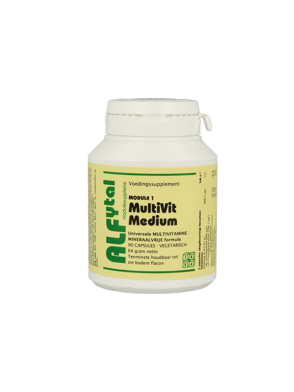 MultiVit medium - mineraalvrij