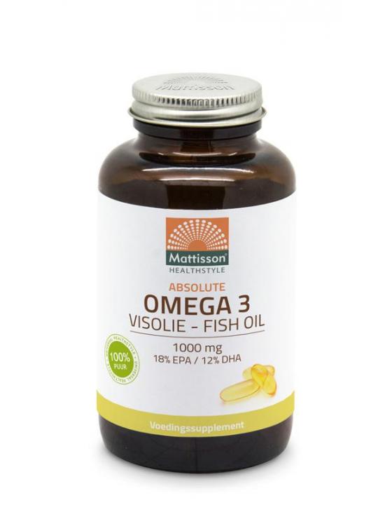 Omega 3 visolie 18 EPA 12 DHA 1000mg