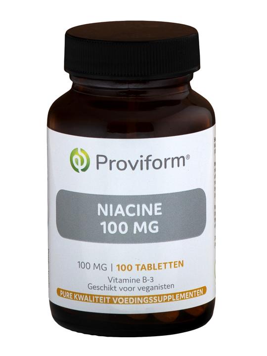 Vitamine B3 niacine 100 mg