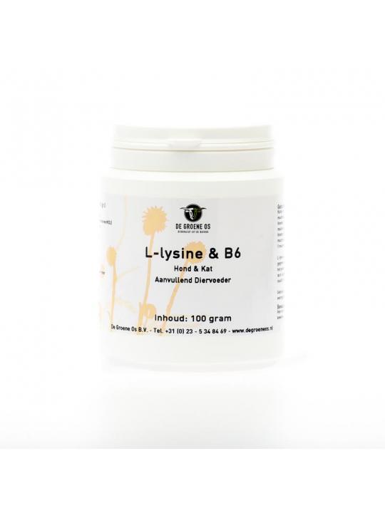 L-Lysine en Vitamine B6 hond/kat