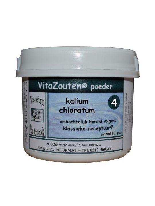 Kalium muriaticum/chloratum poeder nr. 04