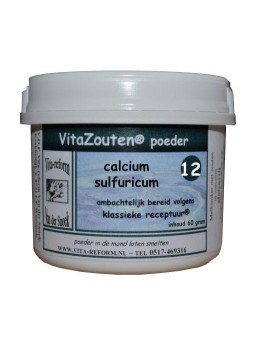 Calcium sulfuricum poeder nr. 12