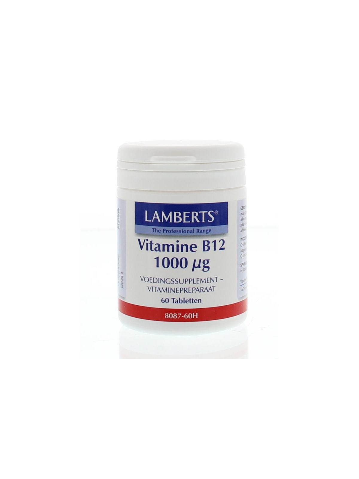 Vitamine B12 1000mcg (cyanocobalamine)