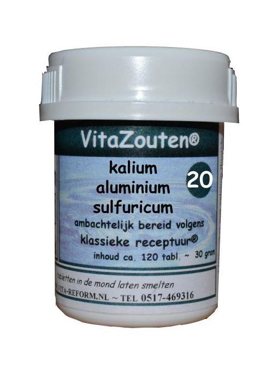 Kalium aluminium sulfuricum VitaZout nr. 20