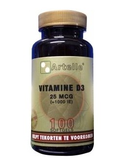 Vitamine D3 25mcg