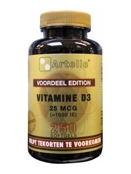Vitamine D3 25mcg