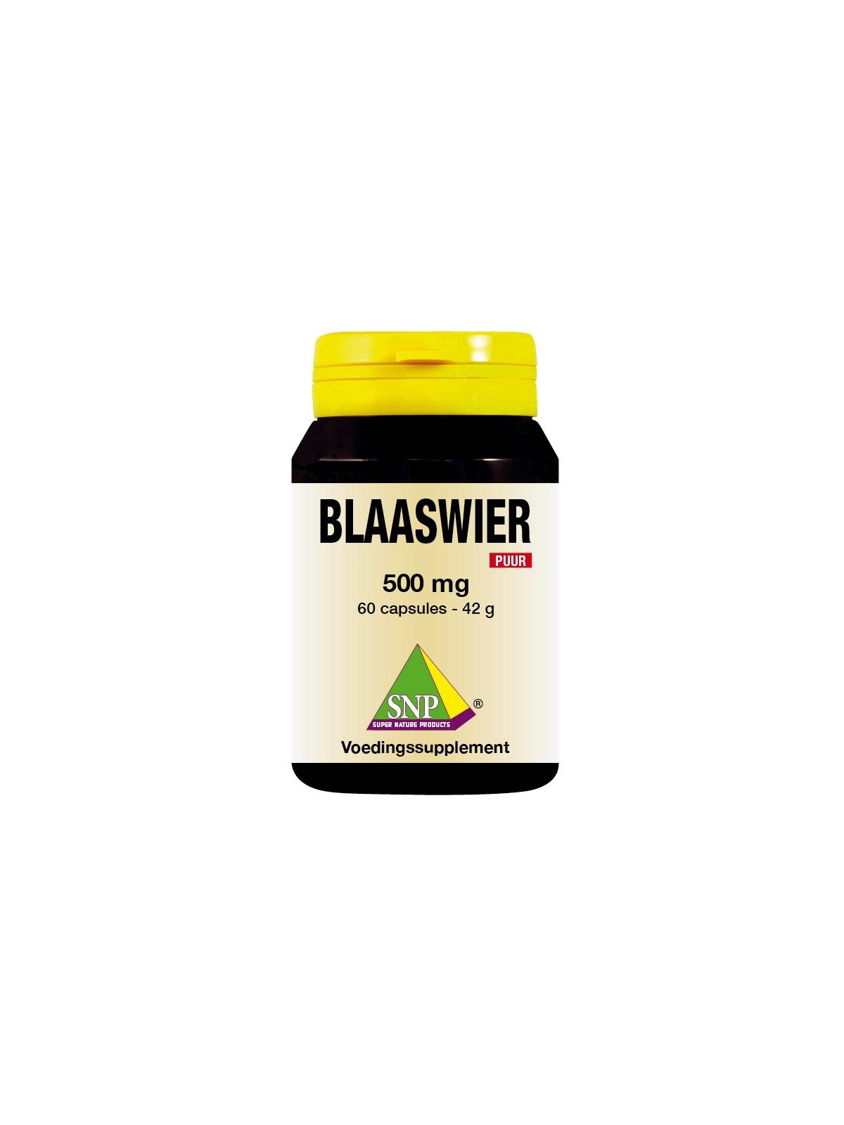 Blaaswier 500 mg puur en 250 mcg jodium