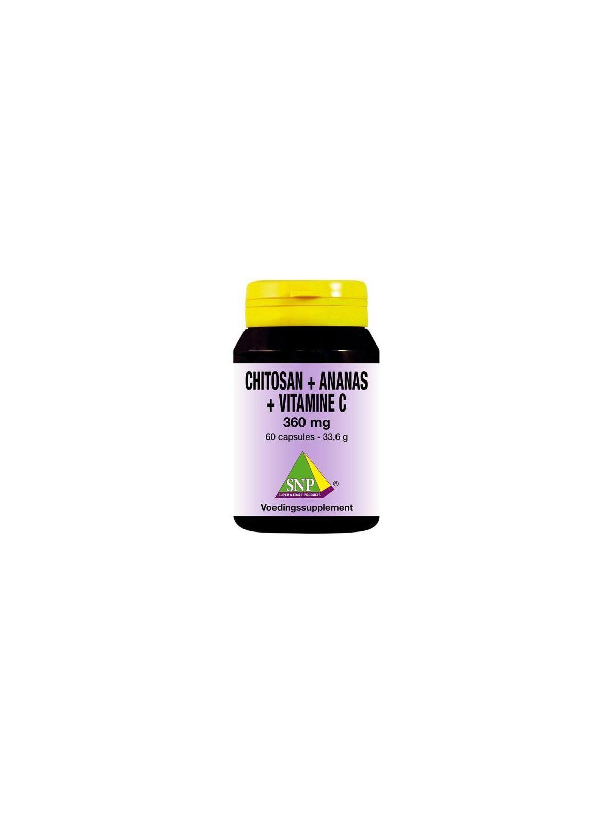 Chitosan ananas vitamine C 360mg