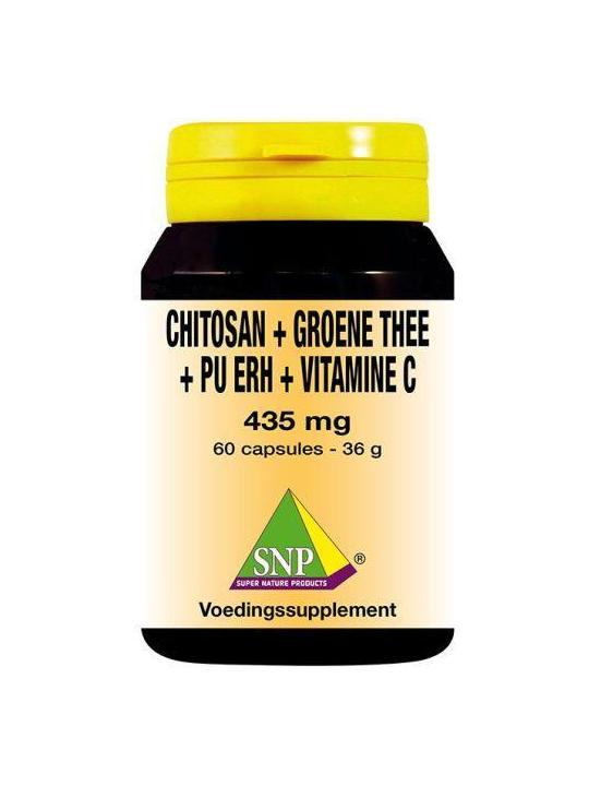 Chitosan groene thee pu erh thee vitamine C 435 mg