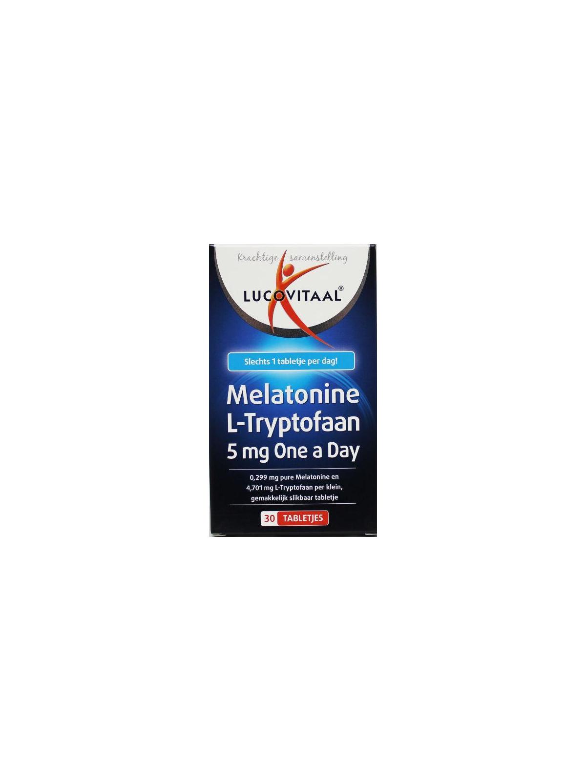 Melatonine L-tryptofaan 5mg