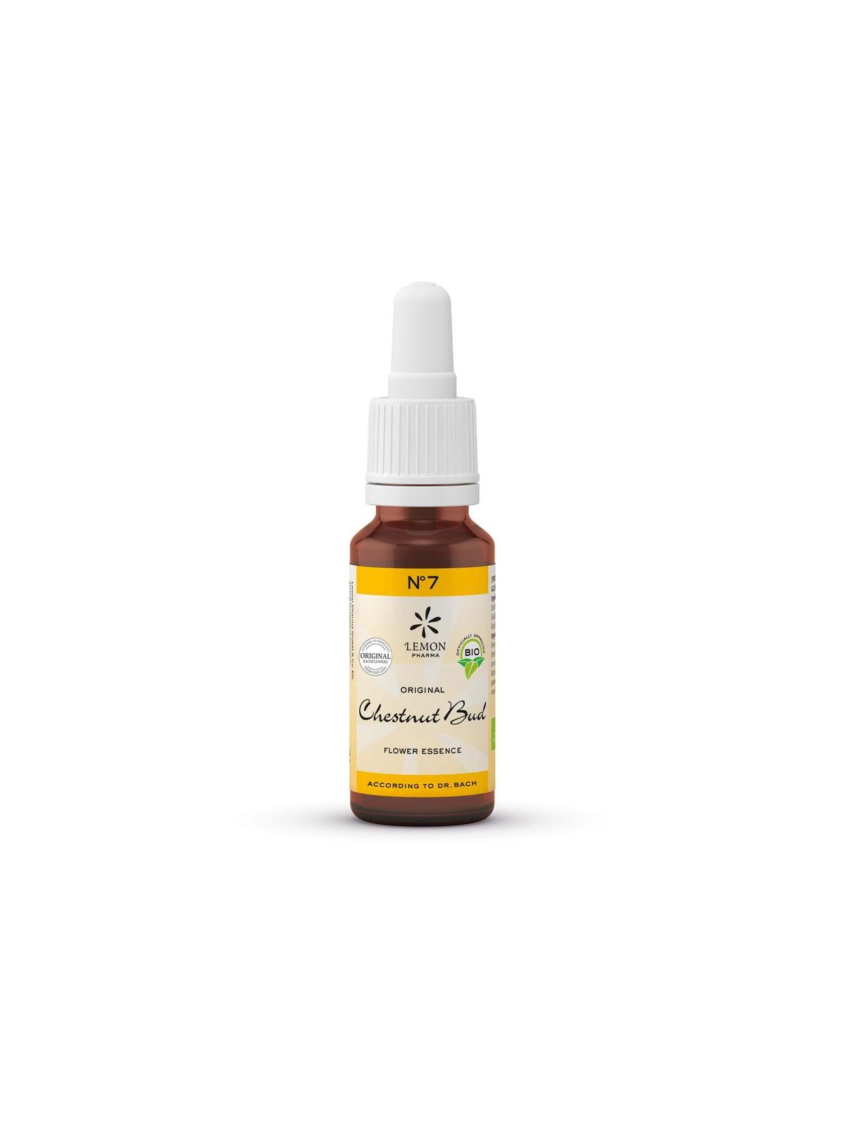Bach bloesemremedies chestnut bud bio