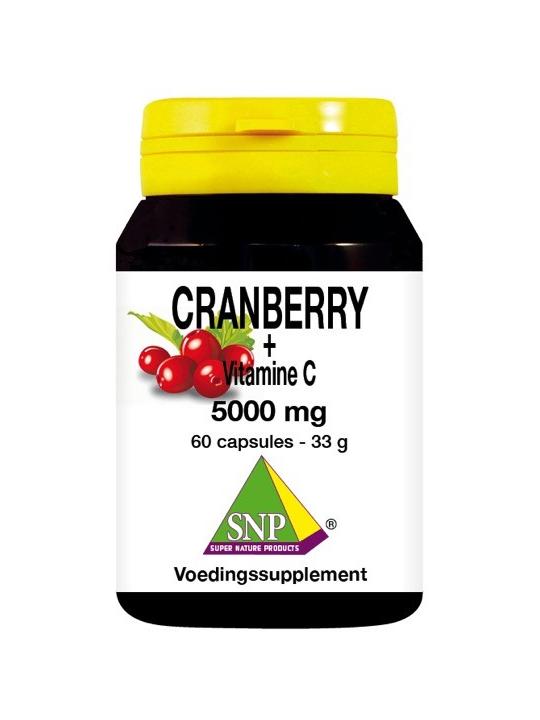 Cranberry vitamine C 5000mg