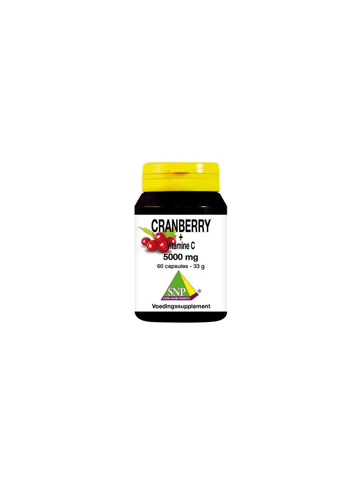 Cranberry vitamine C 5000mg