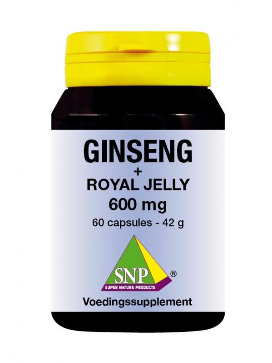 Ginseng + royal jelly 600 mg